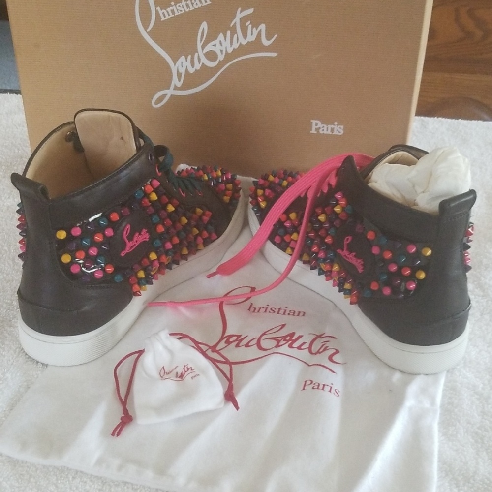 Christian Lou Bouton Designer Sneakers  (shoes)